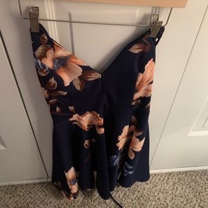 Thin strapped floral dress